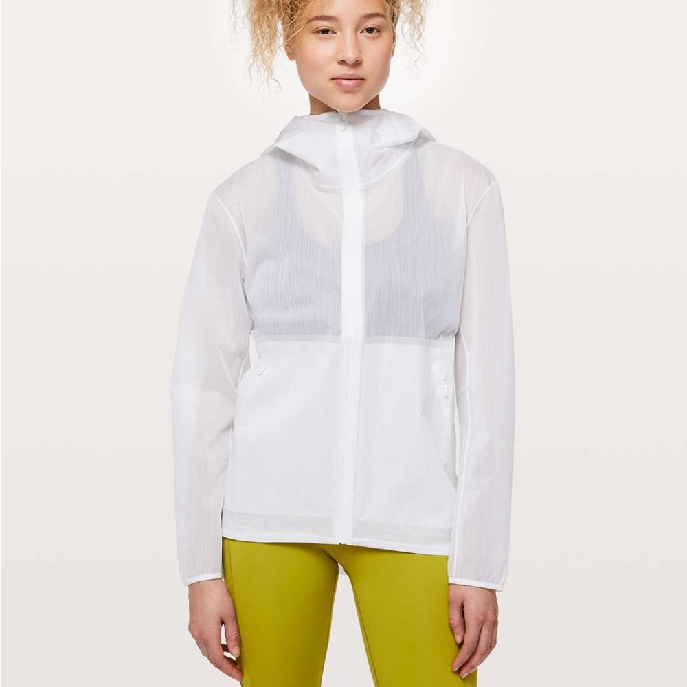 LULULEMON White Sheer Joy Jacket - W4AVVS - White - Sz 4